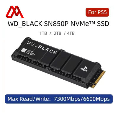 WD SONYSN850P SSD Playstation 5 Expansión de almacenamiento Western Digital Disco duro externo SN850P-1T/2T/4T