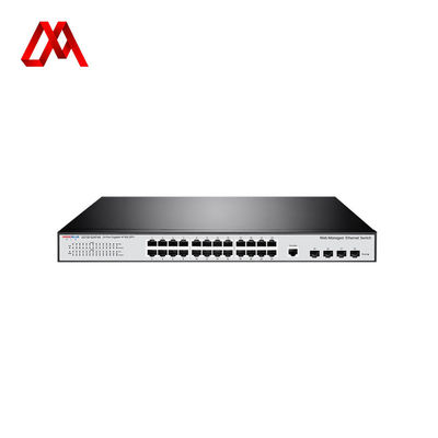 Hoodblue Multilayer 3 Switch de red 24/48-puerto 10 Gigabit Optical Web Management División VLAN