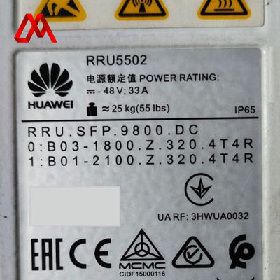 HUAWEI RRU1800/2100 RRU5502 02312BSJ Unidad de radio remota de doble banda para redes 4G y 5G